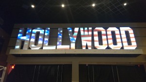 HollywoodTurnstileSignFlag